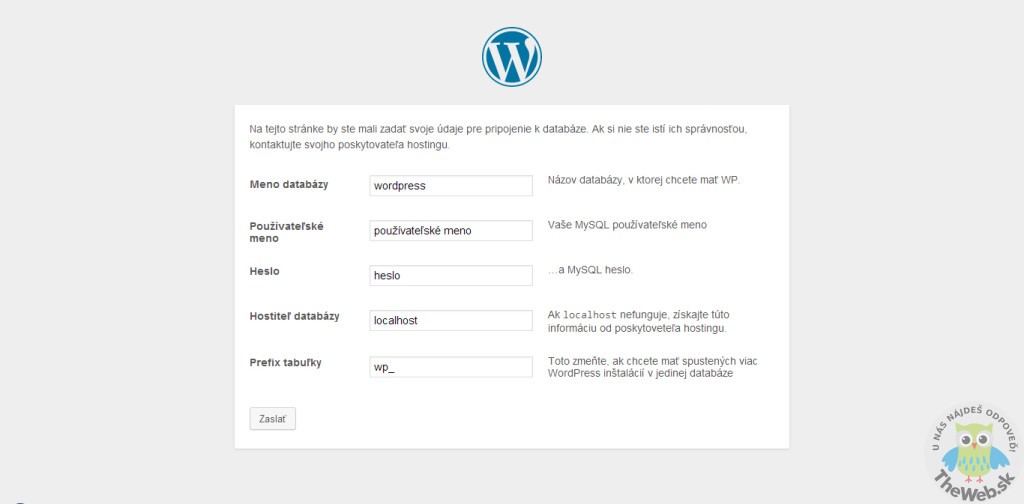 Ako nainštalovať WordPress
